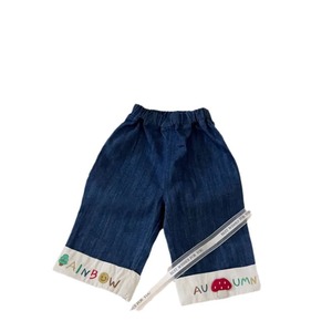Tongxingyuan Girls Jeans Wide Leg Pants Blue Cotton Spring Autumn Fashion Children's Pants - Product Image 5