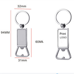 धातु सस्ता कस्टम एपॉक्सी लेजर प्रिंट लोगो प्रचार उपहार बोतल सलामी बल्लेबाज कीरिंग कीचेन - Product Image 2