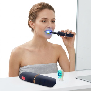 Cepillo de Dientes Eléctrico Sónico Portátil de Viaje, Personalizado, Impermeable IPX5, Blanqueador Eléctrico para Adultos, 3 Modos, Plegable para el Hogar - Product Image 1