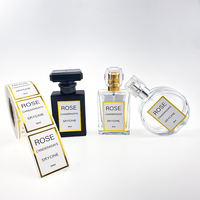 Étiquettes autocollantes personnalisées pour emballages cosmétiques imperméables, dorure à chaud sur rouleau