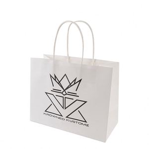 Custom logo Kraft Paper Shopping Bags Clothing Multi-purpose Use Promotion Supermarket Shopping Food Craft Packaged Paper Bag - Product Image 2