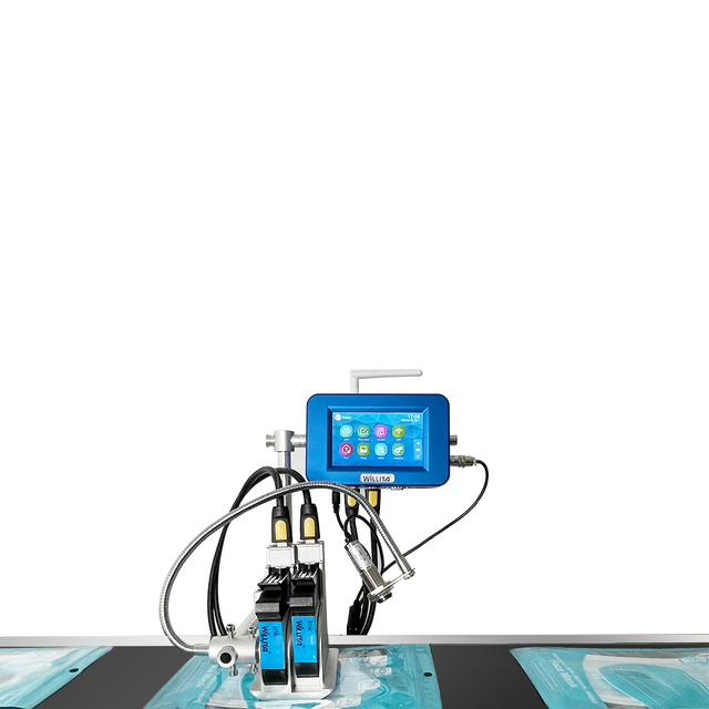 Willita Double Printheads TIJ Inkjet Label Printer for Food Beverage Production Line Automatic Touchscreen High-Speed
