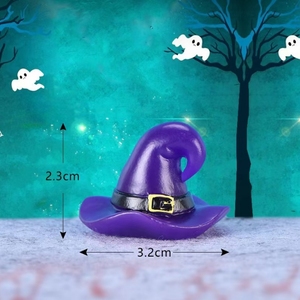 32 adet cadılar bayramı Mini reçine rakamlar, reçine hayvanlar figürinler, kabak hayalet minyatürleri için cadılar bayramı partisi iyilik bahçe dekorları - Product Image 5