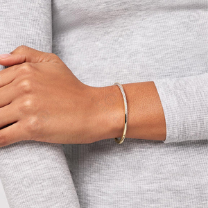 Gemnel, aros de plata 925 con detalles en dos tonos, conjunto de joyería para uso diario, pendientes de aro, accesorios de moda para mujer - Product Image 2