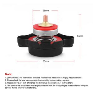 H0nda için sıcaklık ölçer 1.8 Bar radyatör kapağı 25.6Psi ile yüksek basınçlı radyatör kapağı pahalı araba motoru aşırı ısınmasını önlemek - Product Image 6