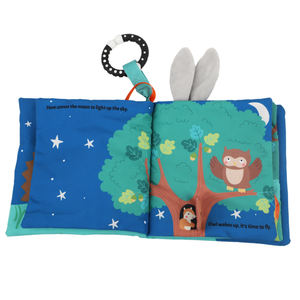 Miroir interactif pour le temps sur le ventre, <span class=keywords><strong>livre</strong></span> <span class=keywords><strong>de</strong></span> <span class=keywords><strong>la</strong></span> <span class=keywords><strong>jungle</strong></span>, animaux, jouets en peluche pour bébés avec des anneaux <span class=keywords><strong>de</strong></span> dentition - Product Image 4