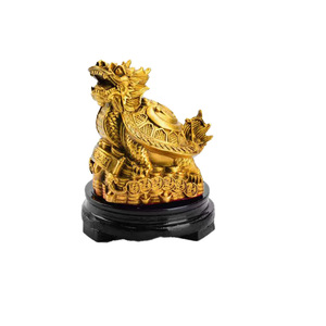 Customized Elegant Brass Casting <b>Dragon</b> Turtle Figurine for Home Decor and Business Gifts Ornaments - Product Image 1