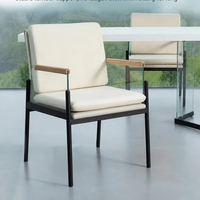 Fauteuil de salle à manger en acier moderne - Design haut de gamme durable et léger pour hôtel, restaurant et usage domestique