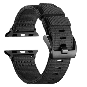 Compatible con <span class=keywords><strong>Apple</strong></span> Watch 46/45/44/42mm Ultra 49mm, Correa de Lona de Nailon de Liberación Rápida, Versión para Hombre para Reemplazar Correas de Reloj. - Product Image 3
