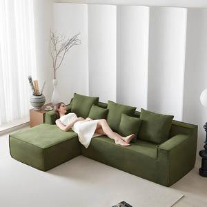 Artículos de Comercio Electrónico con Envío Directo, Sofá Seccional en Forma de L, Esponja de Compresión para Uso en Apartamentos, Diseño Moderno y Minimalista, Foshan - Product Image 1