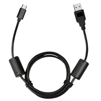 Câble de données USB Type-C en stock avec double anneaux magnétiques, blindage EMI, charge rapide, 1,52 mètres de long