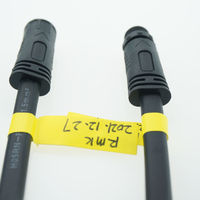 Conector Circular M12 para Exteriores, Impermeable IP68, Macho/Hembra, 2 Pines, Corriente Nominal 10A, Latón, Panel Inteligente
