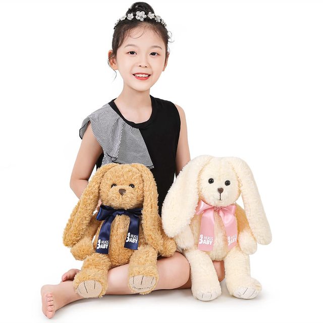 Manufacturer Designer Super Soft Easter Bunny Stuffed Animals Plush Toys PP Cotton Birthday Party Gifts for Girls Boys Kids