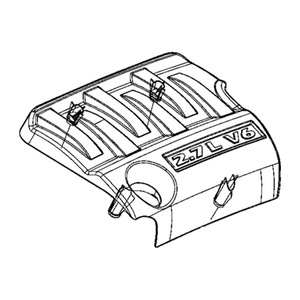 Cache de protection moteur 04891844AD pour Dodge Journey, pièce de rechange en plastique - Product Image 3