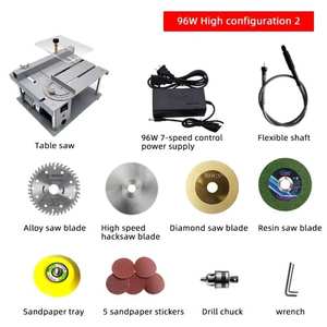 Herramientas Eléctricas de Fábrica al por Mayor, Cortadoras Eléctricas, Mini Sierra de Mesa Eléctrica Portátil para Cortar y Pulir, Multifuncional - Product Image 6