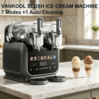 Machine à crème glacée automatique, machine à crème glacée molle commerciale, machine à boissons glacées, machine à slushies