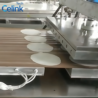 Ligne de traitement automatique industrielle pour doner kebab, machine à plier les wraps en acier inoxydable SUS304