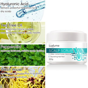 Traitement du cuir chevelu Crème exfoliante pour le cuir chevelu Anti-pelliculaire Purifiant Détox Scalp Scrub - Product Image 3