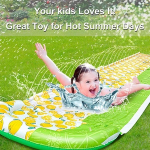 OEM/ODM Upgraded Slip and <b>Slide</b>, Inflatable Water <b>Slides</b> with Body Boards for Kids Backyard Lawn Outdoors Water <b>Slides</b> - Product Image 2