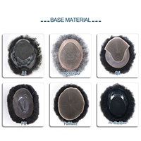 Peluca de Cabello Humano Afroamericano con Encaje Fino, Sistema de Reemplazo Capilar Natural, Peluca Afro Rizada para Hombres