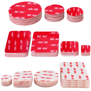 เทปติดตั้งสองหน้าสีแ<span class=keywords><strong>ด</strong></span>ง 3M GPL-110 <span class=keywords><strong>ฟิล์ม</strong></span>ป้องกันพื้นผิว ยึ<span class=keywords><strong>ด</strong></span>ติ<span class=keywords><strong>ด</strong></span>แน่นมาก ไม่ทิ้งคราบกาว เทปอะคริลิกโฟม - Product Image 3