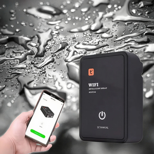 מכשיר אדים חכם מרובע עם שליטה דרך WiFi, מפזר ערפל מודרני יוקרתי וידידותי לסביבה לזוחלים, טרריום, צבי ים, מיכל יער גשם. - Product Image 2
