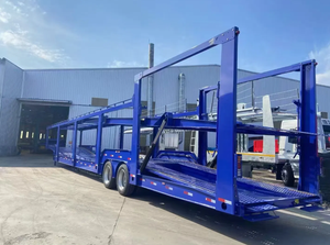 Remorque porte-voitures à double étage 2/3 essieux pour 8/10/12 véhicules, tracteur semi-remorque de transport de voitures à <span class=keywords><strong>vendre</strong></span> - Product Image 2