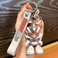 Transformers savaş robotu Optimus başbakan süper serin karikatür PVC anahtarlık yüksek kalite Pvc bebek anahtarlık hediye Boy için