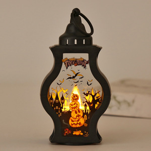 Lampes LED d'Halloween portables en forme de vase, style gothique incurvé, avec thème Grim Reaper, pour fêtes et événements - Product Image 4