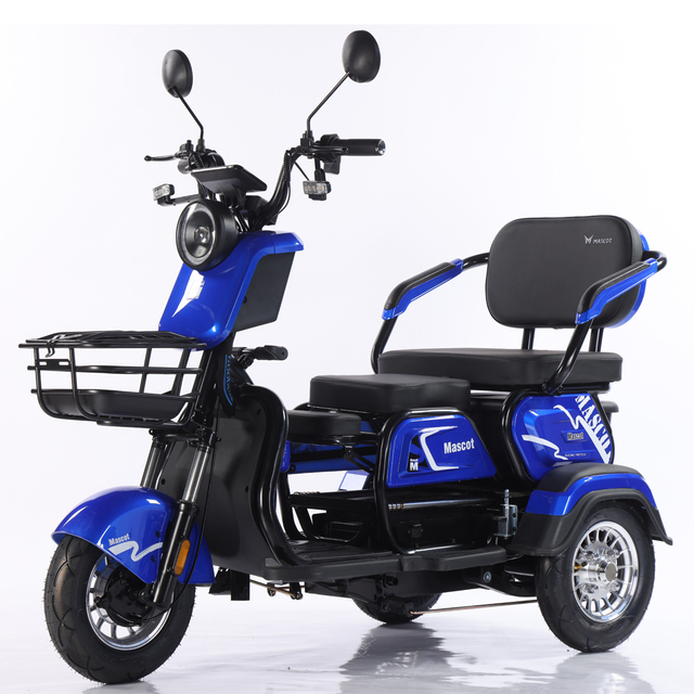 Hot Selling Electric Trike 500W 60V 3 Wheel Open Body Adjustable Seats