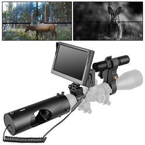 Miras Ópticas de Caza con Visión Nocturna Táctica 850nm LED Infrarrojo IR Dispositivo de Visión Nocturna Impermeable Cámara de Caza - Product Image 1