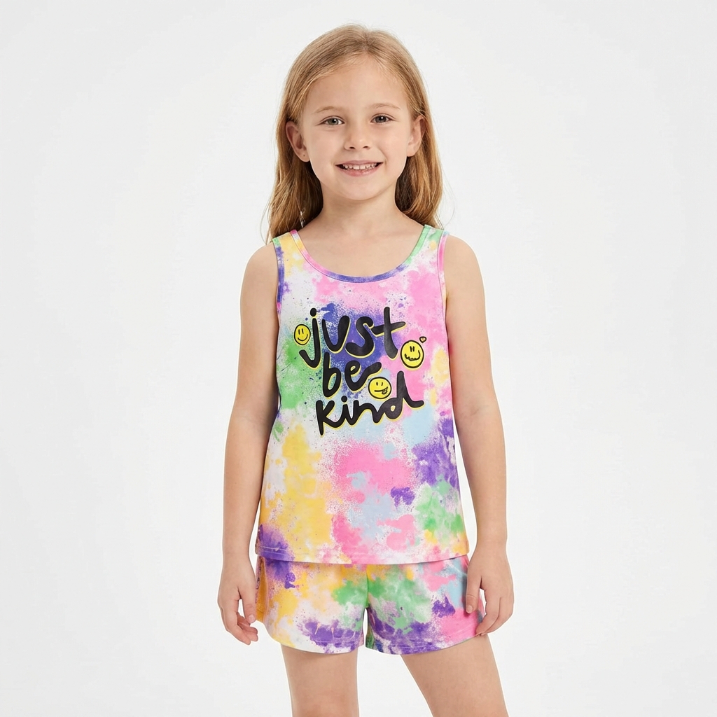 Rainbow Face (Tank Top & Shorts Set)