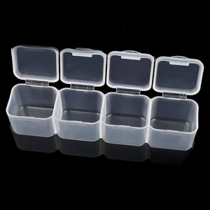 優れた品質の調節可能な収納ボックスケース、収納容器、カプセル、ジュエリー、薬の収納ボックスケース - Product Image 5
