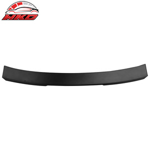 Convient pour Honda Accord 2018-2022, becquet de toit style V, non peint, noir - Product Image 6