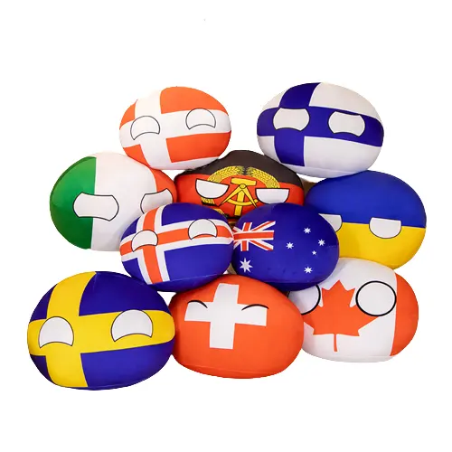 2023 Polandball Countryballsヨーロッパアメリカロシア米国ぬいぐるみぬいぐるみ