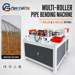 Machine de cintrage multi-rouleaux pour tubes métalliques ronds et carrés, ligne de fabrication de cadres d'arches de serres maraîchères - Product Image 1