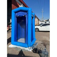Tente de douche gonflable automatique en PVC - Légère et durable, imperméable