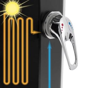 <span class=keywords><strong>Douche</strong></span> <span class=keywords><strong>solaire</strong></span> de luxe de couleur noire 35L, chauffe-eau <span class=keywords><strong>solaire</strong></span> extérieur, corps en PVC, <span class=keywords><strong>piscine</strong></span>, jardin, <span class=keywords><strong>douche</strong></span> <span class=keywords><strong>solaire</strong></span> - Product Image 4