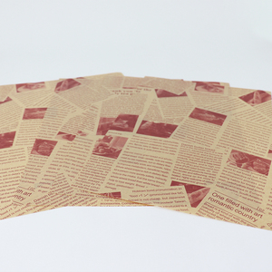 Custom 50gsm Food Grade Tissue <strong>Paper</strong> for Chips/Fries Takeaway Wrapping Sandwich <strong>Baking</strong> Clothing/Socks-Single Coating-Sydney - Product Image 1