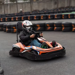 Go-Kart Eléctrico <span class=keywords><strong>de</strong></span> Pista Pequeña con Radio <span class=keywords><strong>de</strong></span> Giro <span class=keywords><strong>de</strong></span> 2.5m, Equipado con Chasis Compacto, Control Más Ligero e Ideal para Circuitos Estrechos - Product Image 1