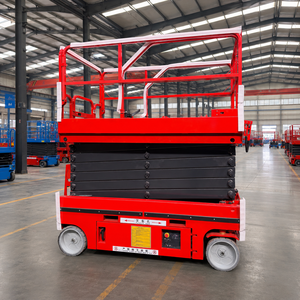 Plataforma Elevadora de Tijera Eléctrica Autopropulsada de 8m y 10m con Certificación CE, Equipo Hidráulico para Trabajo Aéreo, Venta al Por Mayor - Product Image 2