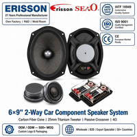 Kit de haut-parleurs de voiture 2 voies OEM Erisson/SEAO 6x9 avec médium-grave, tweeter en aluminium, crossover 4 ohms 12V – Vente en gros