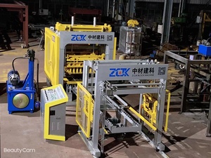 Machine de fabrication de briques à emboîtement hydraulique entièrement automatique ZCJK QTY6-15 machine de fabrication de dalles de pavage en briques de ciment - Product Image 5