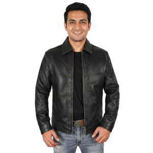 Chaqueta Varsity de Piel de Vaca para Hombre, Diseño de Alta Calidad, Estilo Vintage, con Capucha, Ajustada y Elegante, Precio de Mayoreo, Nueva Colección - Product Image 1
