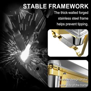 Recipientes para Buffet de 11QT, Calentadores de Comida de Acero Inoxidable para Fiestas, Suministros para Catering, Exhibición de Buffet - Product Image 4