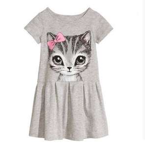 Vestido Informal de Manga Corta para Niñas, Último Diseño, Venta al Por Mayor, Ropa Infantil de China - Product Image 1