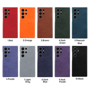 Pour <span class=keywords><strong>Samsung</strong></span> téléphone portable étui en cuir artificiel anti-rayures (cuir PU) pour <span class=keywords><strong>Samsung</strong></span> <span class=keywords><strong>Galaxy</strong></span> S22 S23 S24 ultra A13 étui en cuir - Product Image 2