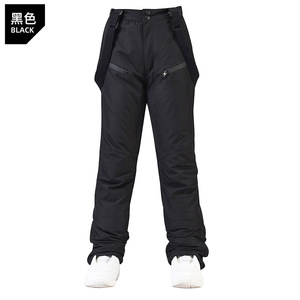 Pantalones de Esquí <span class=keywords><strong>con</strong></span> <span class=keywords><strong>Tirantes</strong></span> para Hombre y <span class=keywords><strong>Mujer</strong></span>, Pantalones de Snowboard Impermeables, Cortavientos, Cálidos y Gruesos para Invierno, 100% Poliéster Sin Costuras - Product Image 6