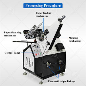 Machine automatique ORME Chine pour la fabrication de moules à papier, de moules pliables pour cupcakes, de moules à pâtisserie et de moules à muffins - Product Image 2