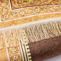 Tapis de prière islamique très vendu pour le Ramadan et l'Aïd, tapis de prière musulman doux, tapis de prière islamique pour la maison